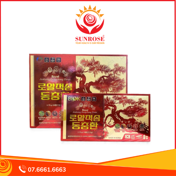 Tinh Dầu Thông Đỏ Trầm Hương KGA Royal Jeoksong Dongchung Hwan Hộp 30 Viên
