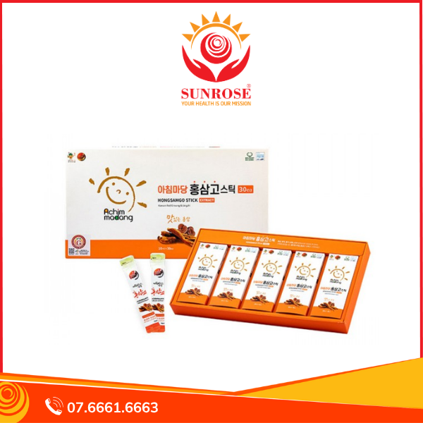 Cao Hồng Sâm Linh Chi Achimmadang Hongsamgo Stick Extract 10ml x 30 Stick