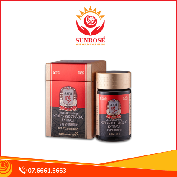 Tinh Chất Chiết Xuất Cao Hồng Sâm Hàn Quốc 240g KGC