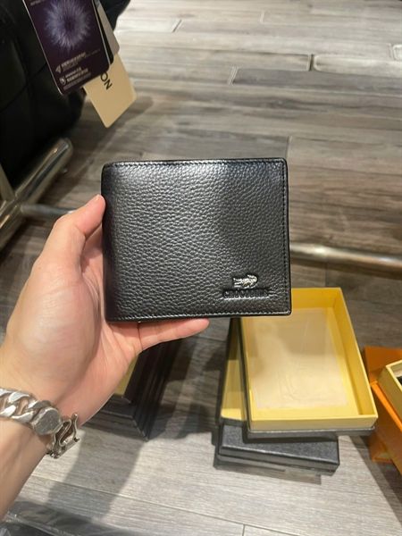 Ví Ngắn SC Lacoste Logo Bạc