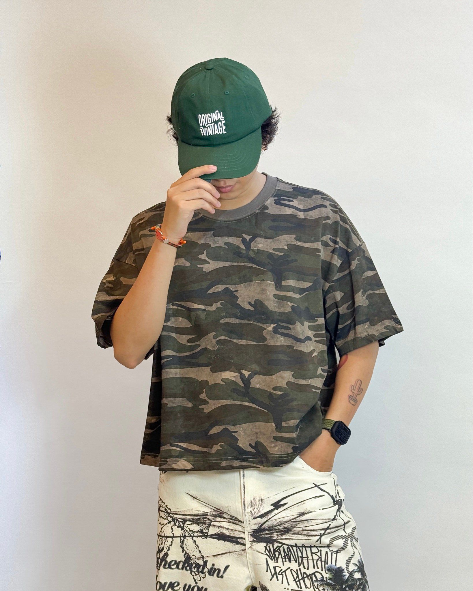 T-SHIRT 8208 CAMO BROWN