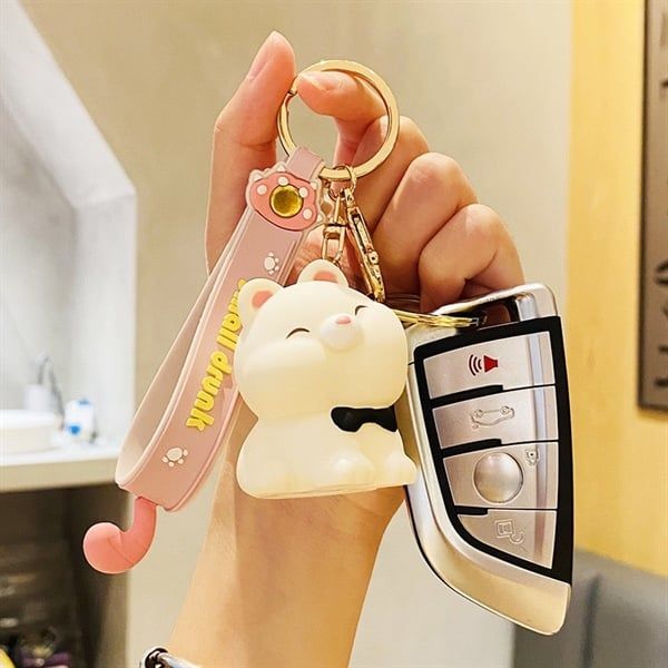 Móc khoá cún couple say xỉn