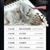 Sổ lò xo Sticker hoa 40 tờ Telado