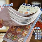 Sổ lò xo Sticker đồ ăn 66 tờ Telado