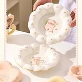 Set bát đĩa heo Lulu bông hoa