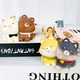 Móc khoá cún couple say xỉn