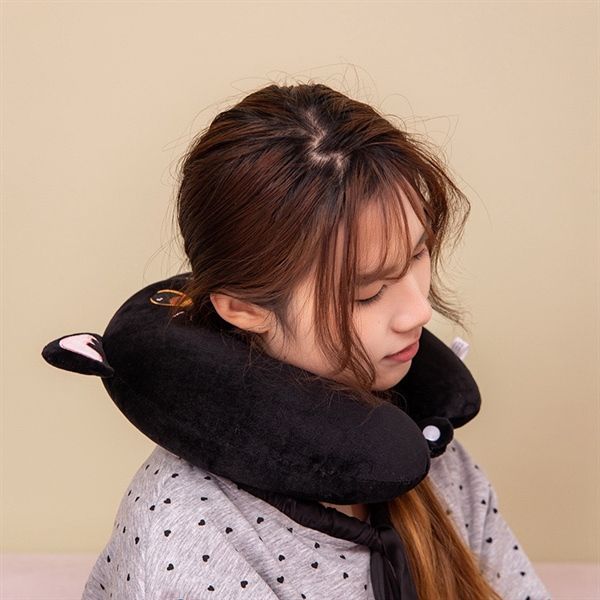 Gối cổ mèo đen mắt long lanh