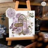 Sổ lò xo Sticker hoa 40 tờ Telado