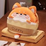 Gối kèm chăn thú baby 40cm