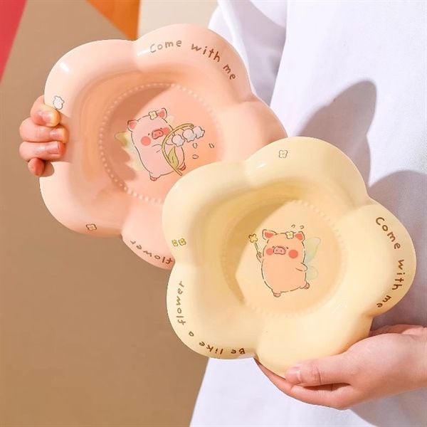 Set bát đĩa heo Lulu bông hoa