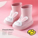 Ủng kid Cheerful Mario thỏ hồng