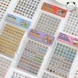 Set Sticker mini 15 tờ - 1050 miếng Telado