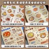 Sổ lò xo Sticker đồ ăn 66 tờ Telado