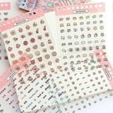Sổ lò xo Sticker dán móng 40 tờ Telado
