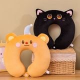 Gối cổ mèo đen mắt long lanh