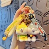 Móc khoá cún couple say xỉn