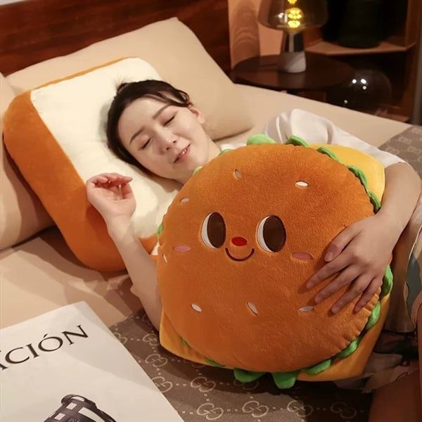 Bánh hamburger bông