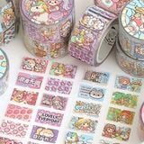 Washi tape Sticker Telado ánh nhũ