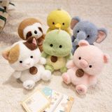 Gấu bông mini vòng cổ 15cm