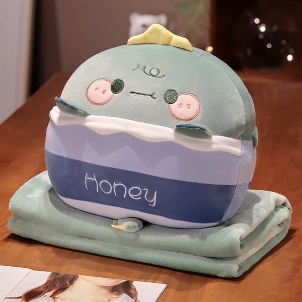 Gối kèm chăn thú baby 40cm