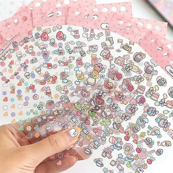 Sổ lò xo Sticker dán móng 40 tờ Telado