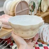 Set bát đĩa heo Lulu bông hoa