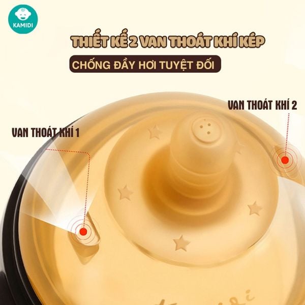 Bình sữa sơ sinh Kamidi Baby PPSU 210ml