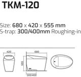 Bồn cầu thông minh Tkm-120
