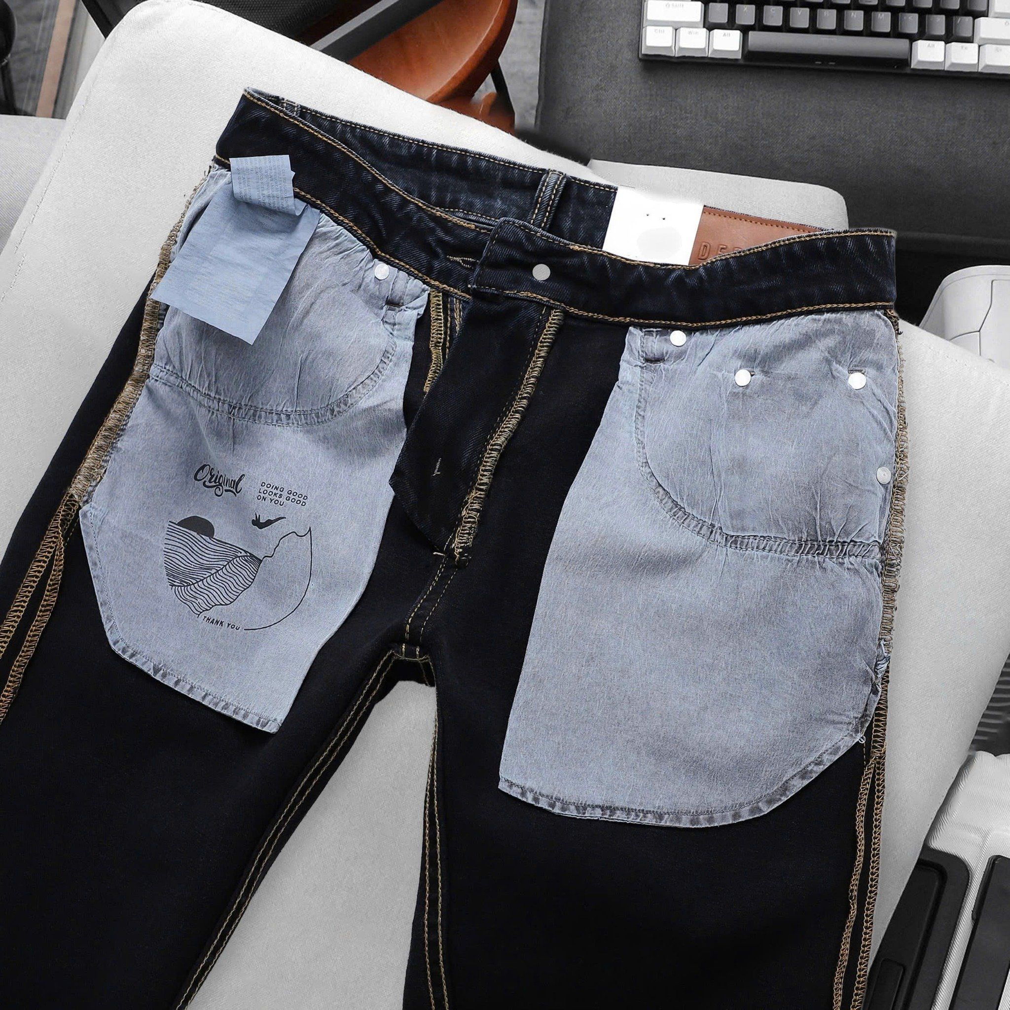 Quần Jeans Dark Blue Wash 1896