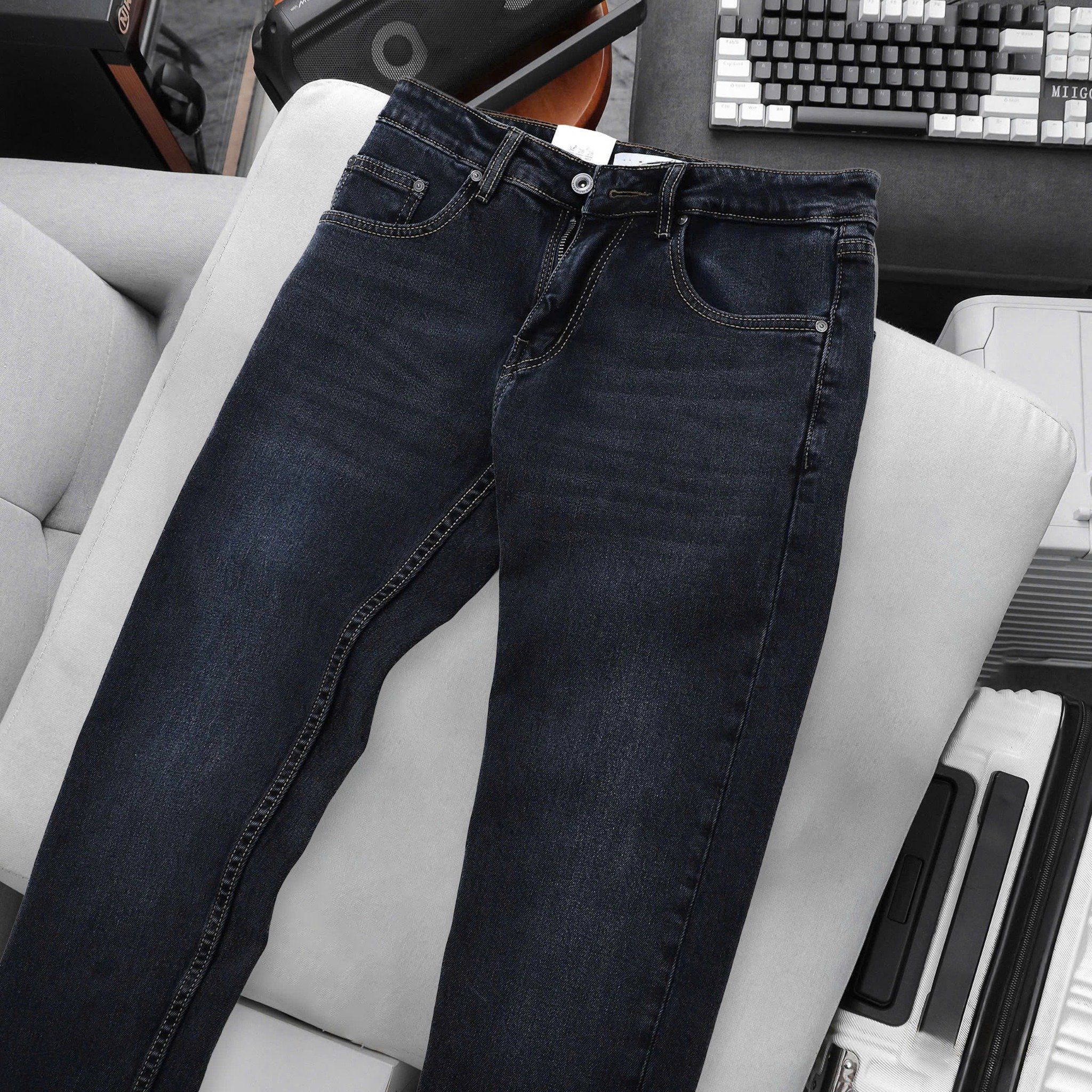 Quần Jeans Dark Blue Wash 1896