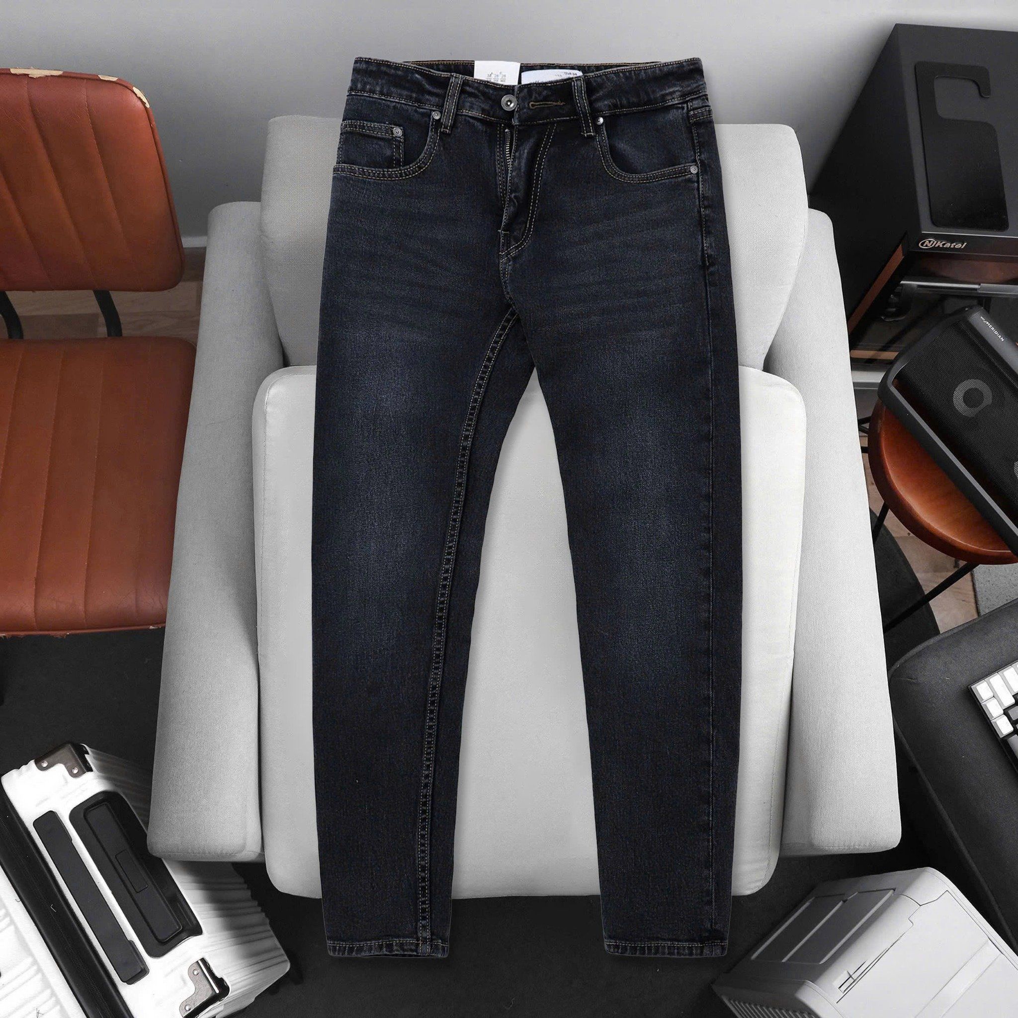 Quần Jeans Dark Blue Wash 1896