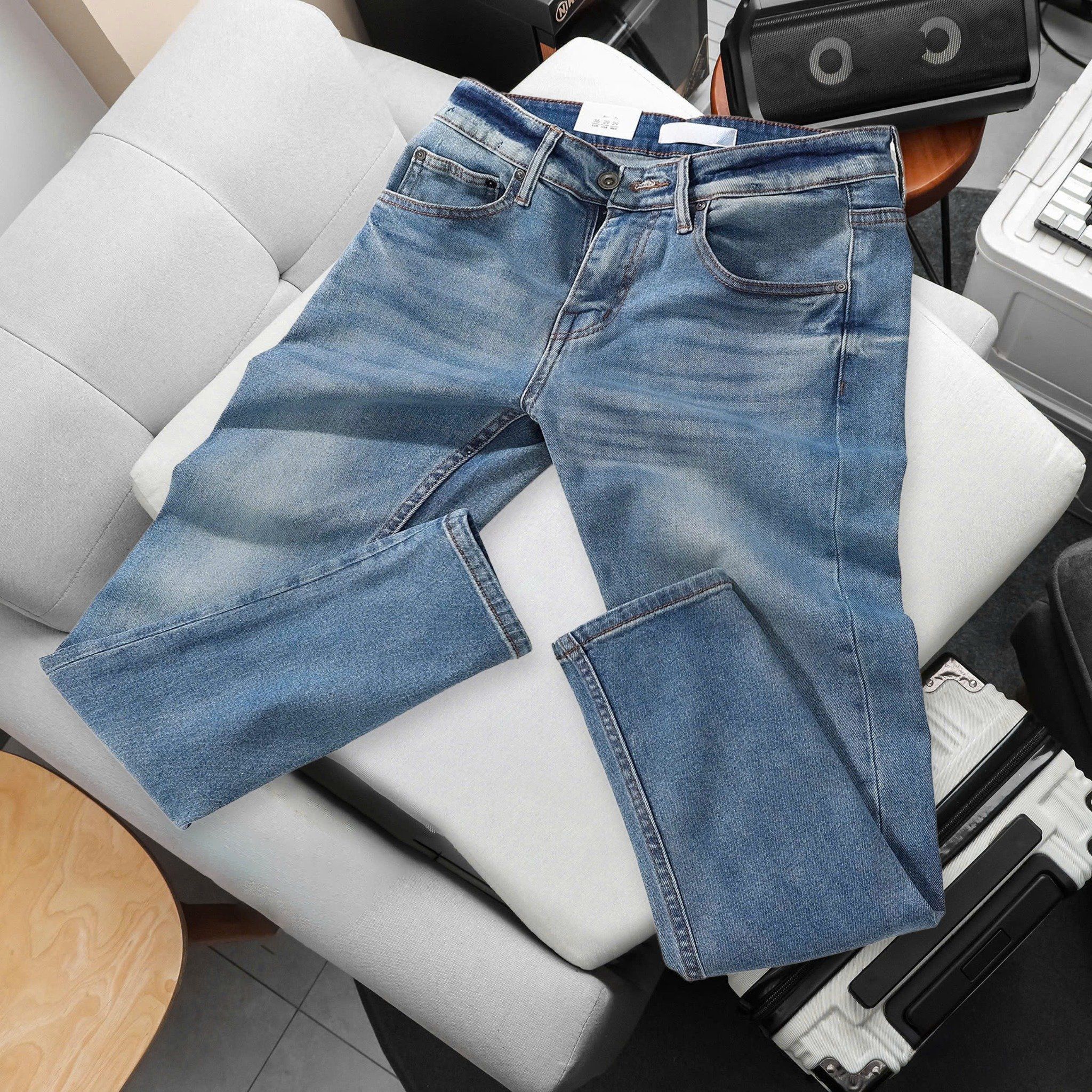 Quần Jeans Blue Wash 1895