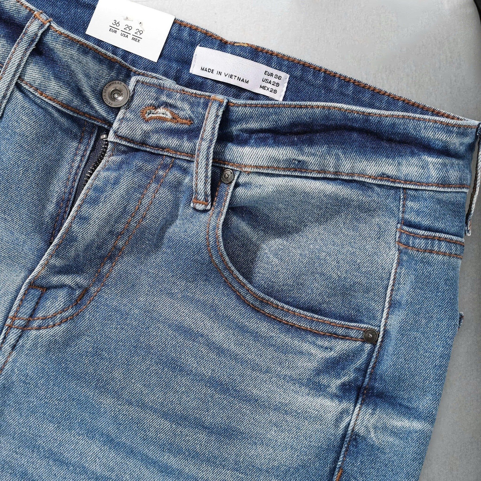 Quần Jeans Blue Wash 1895