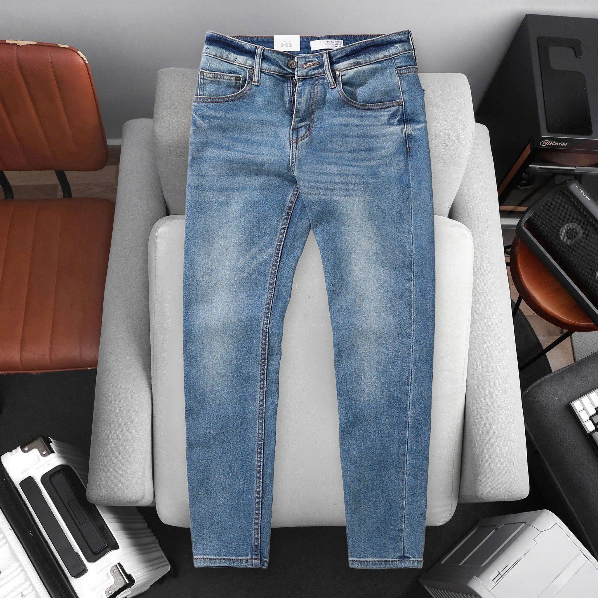 Quần Jeans Blue Wash 1895