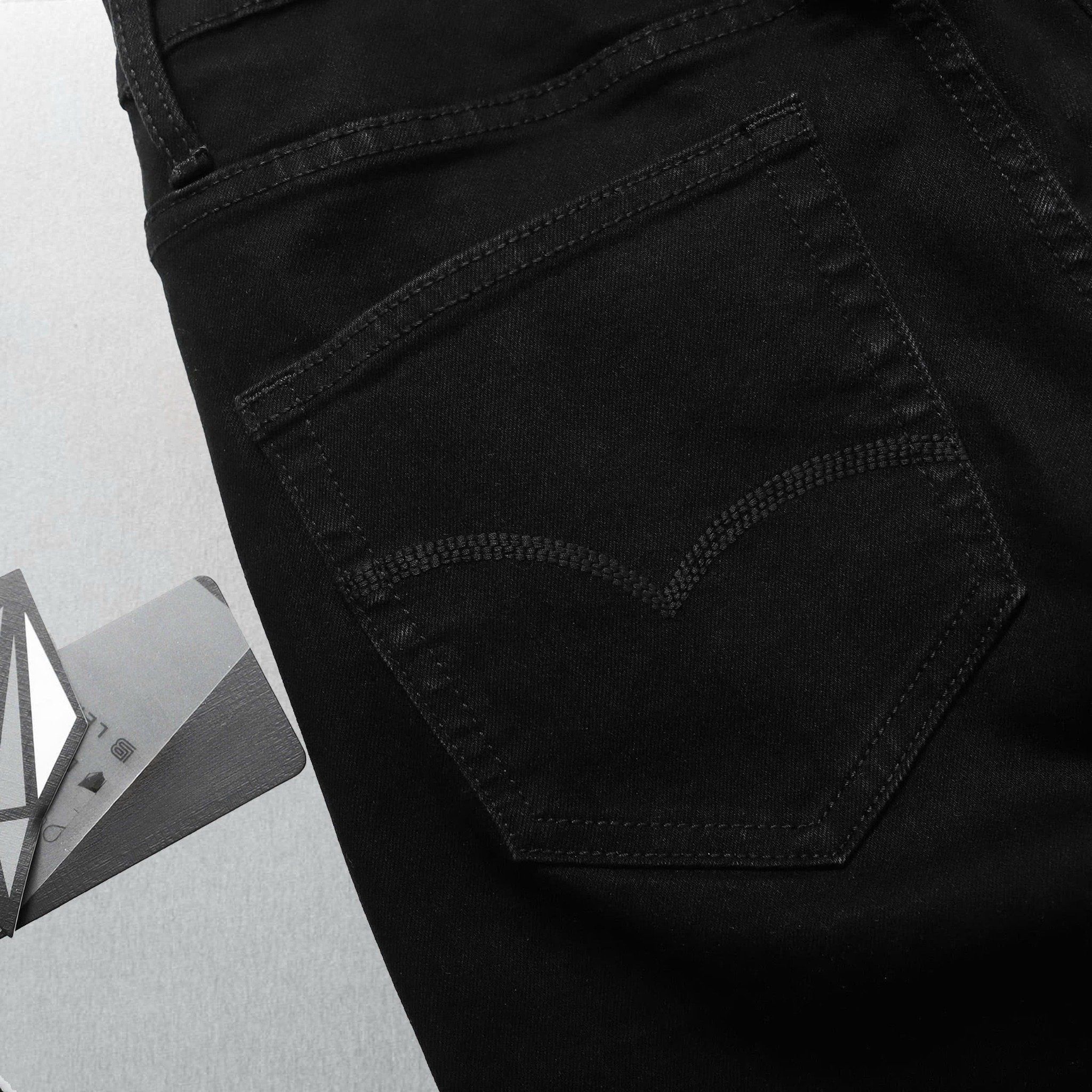 Quần Jeans Đen Basic 1894