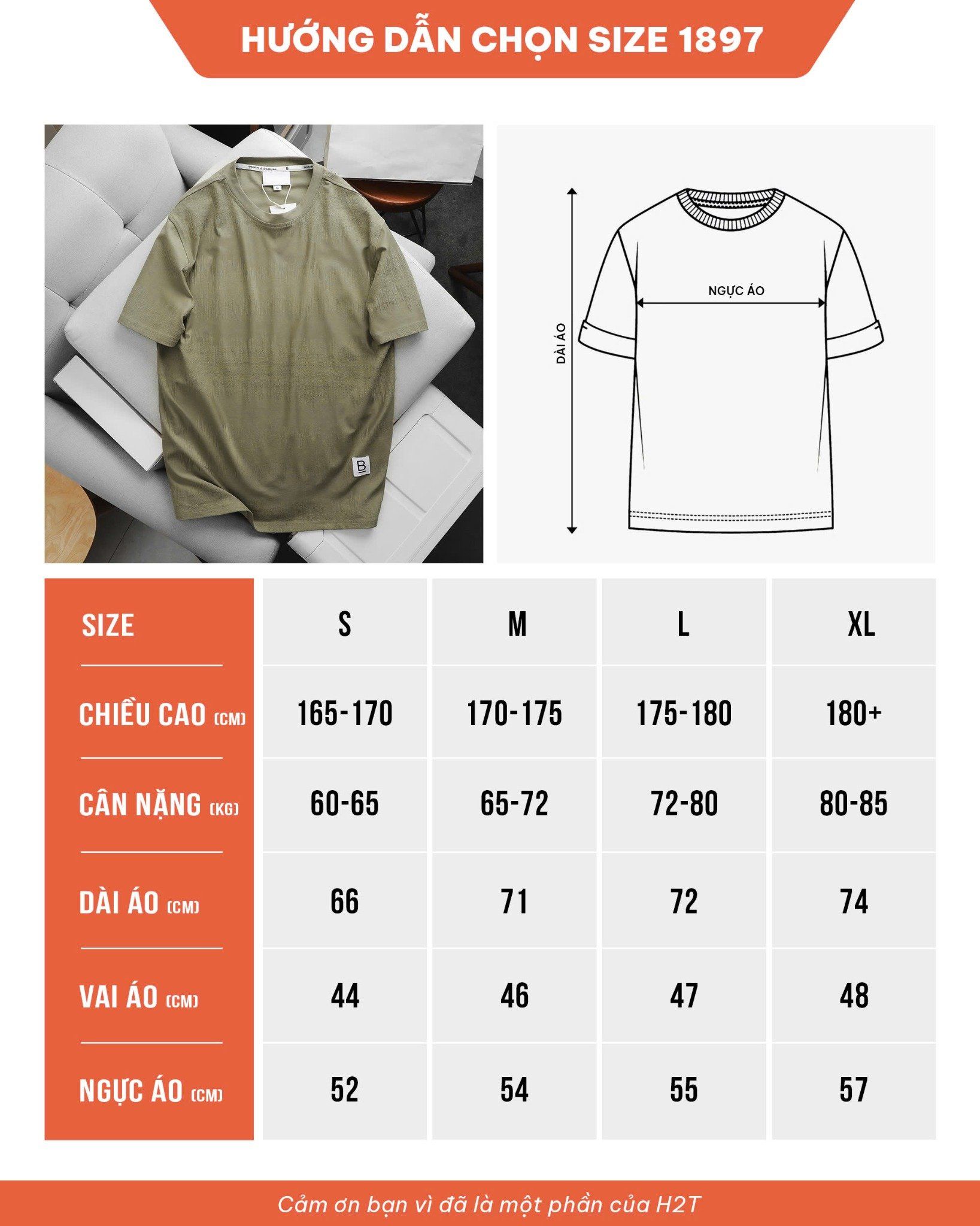 Áo Thun Cộc Tay B-line Tee 1897