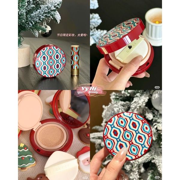 Cushion Gucci VỎ ĐỎ Limited Edition 14g – Vy Hí Beauty