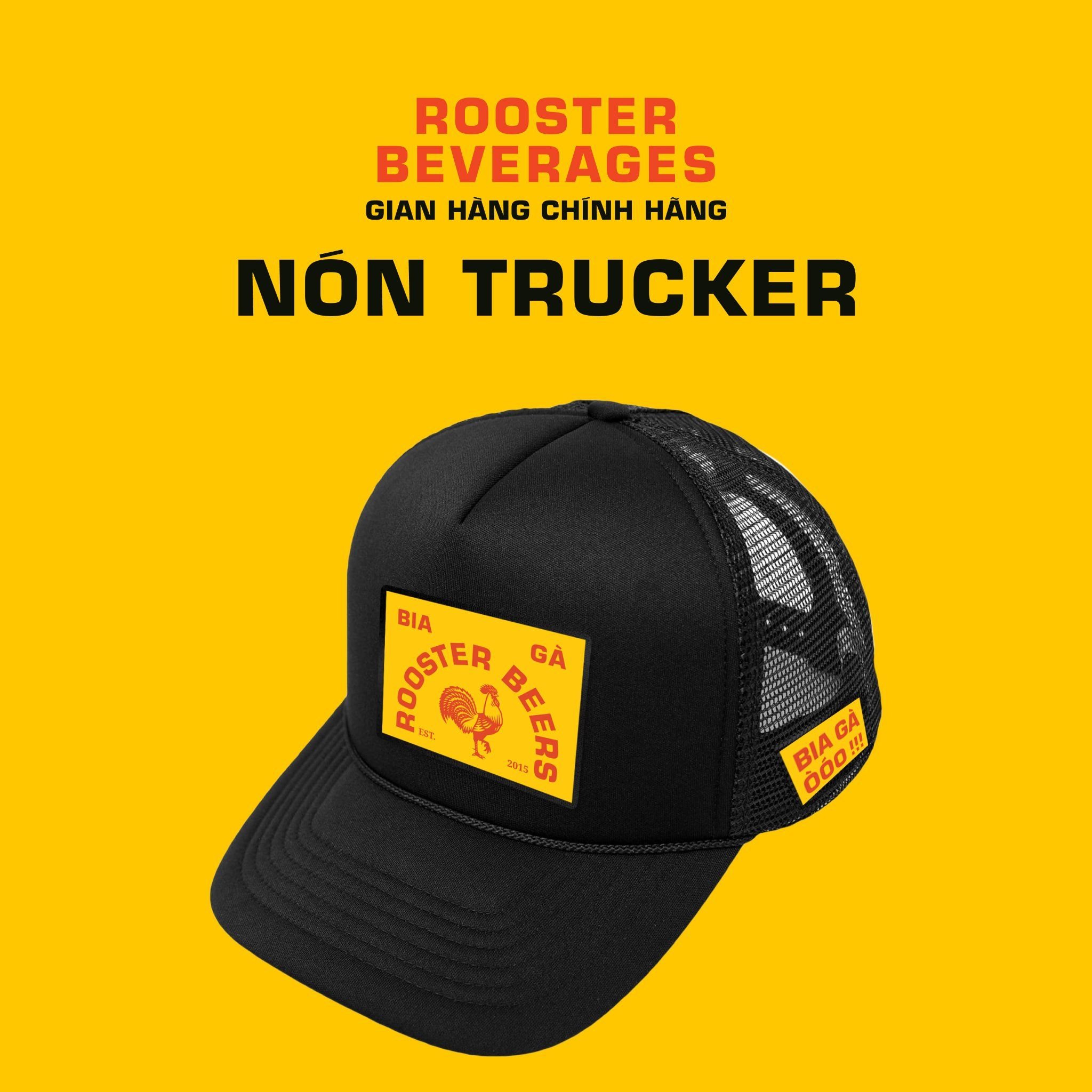 Nón Trucker Rooster Beers