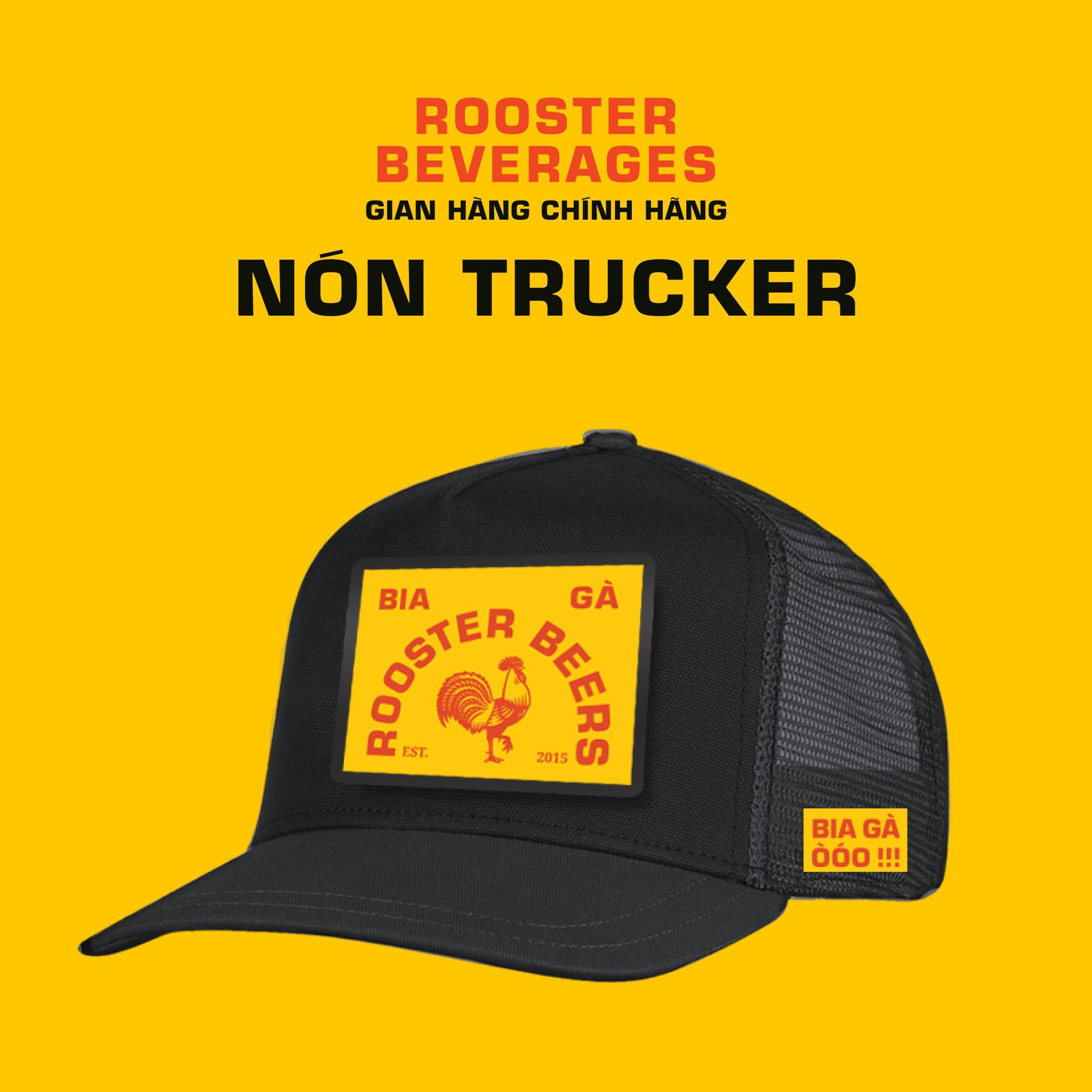 Nón Trucker Rooster Beers