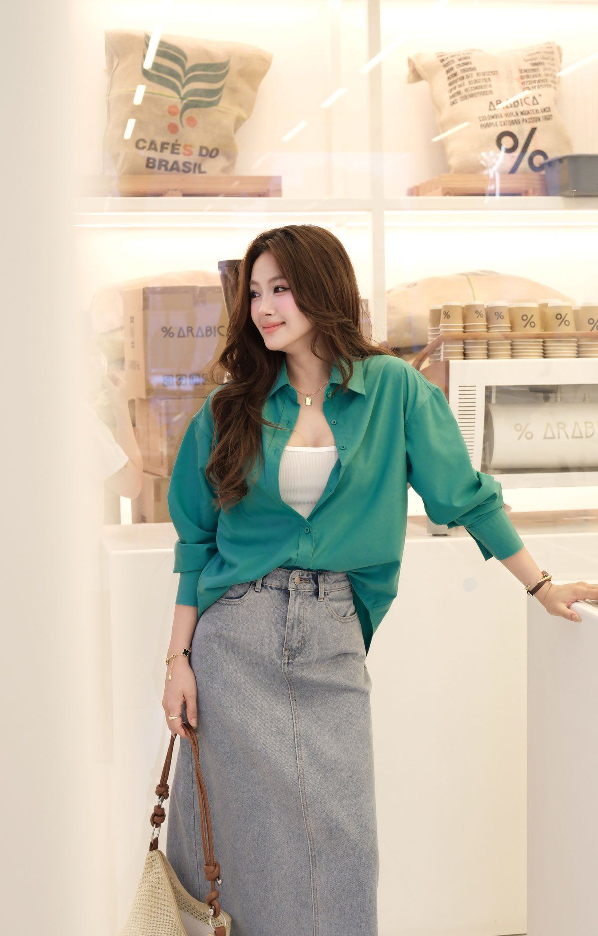 Áo Sơ Mi Trơn Oversize FAS291
