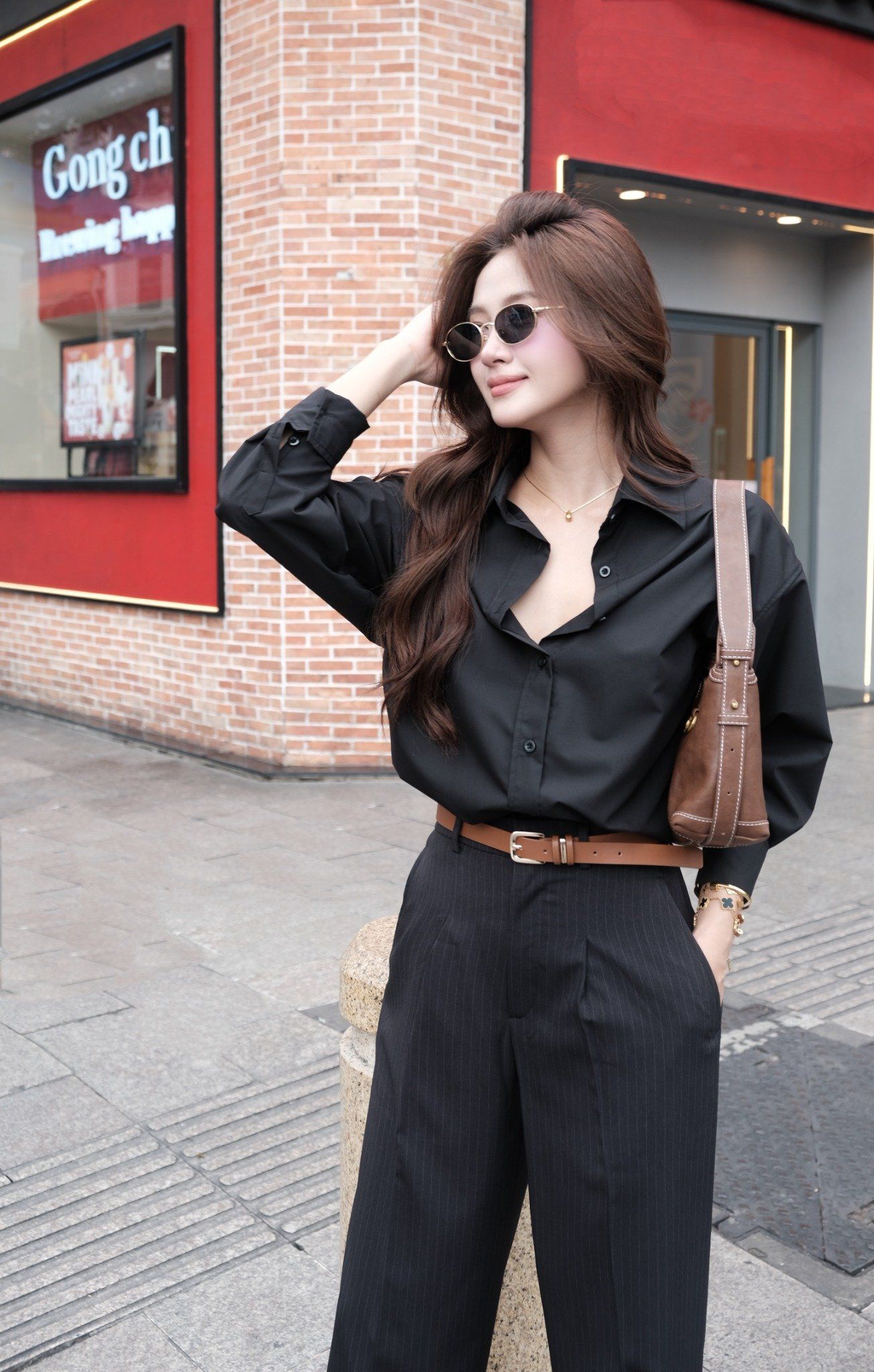 Áo Sơ Mi Trơn Oversize FAS291