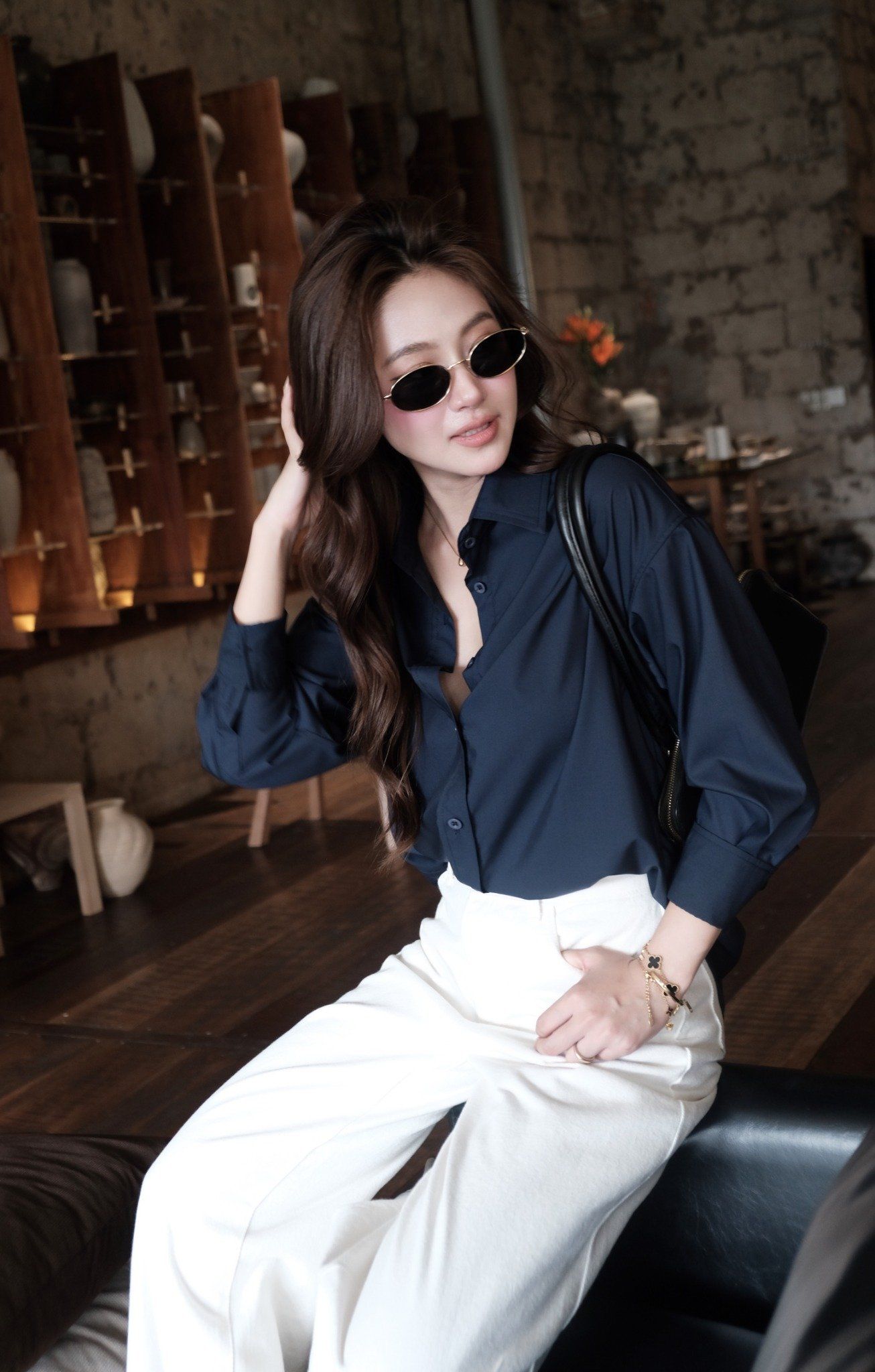 Áo Sơ Mi Trơn Oversize FAS291