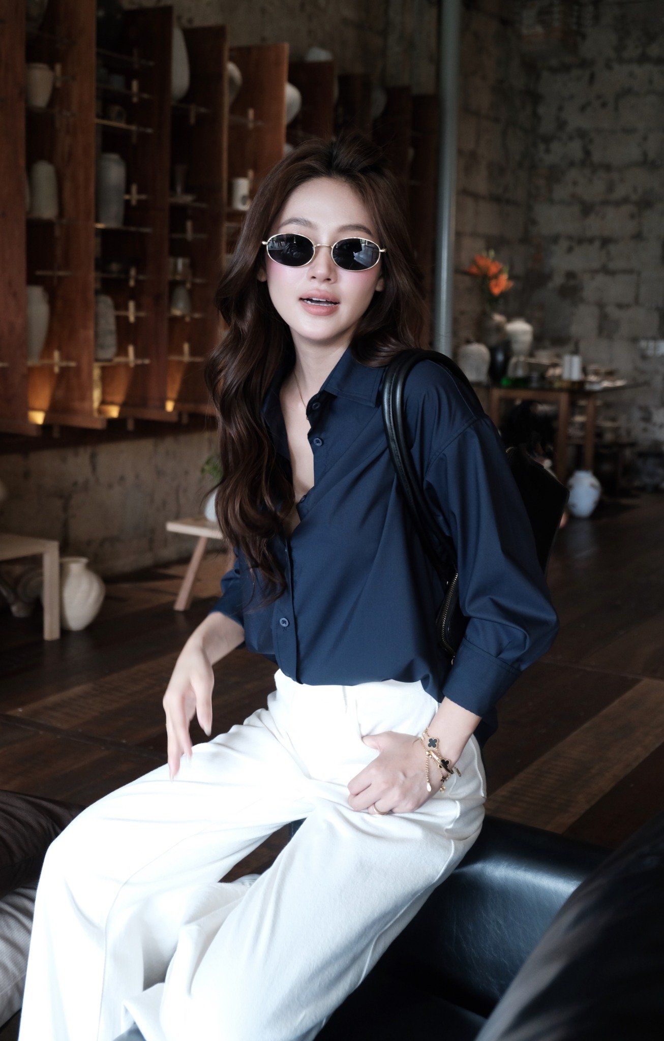 Áo Sơ Mi Trơn Oversize FAS291
