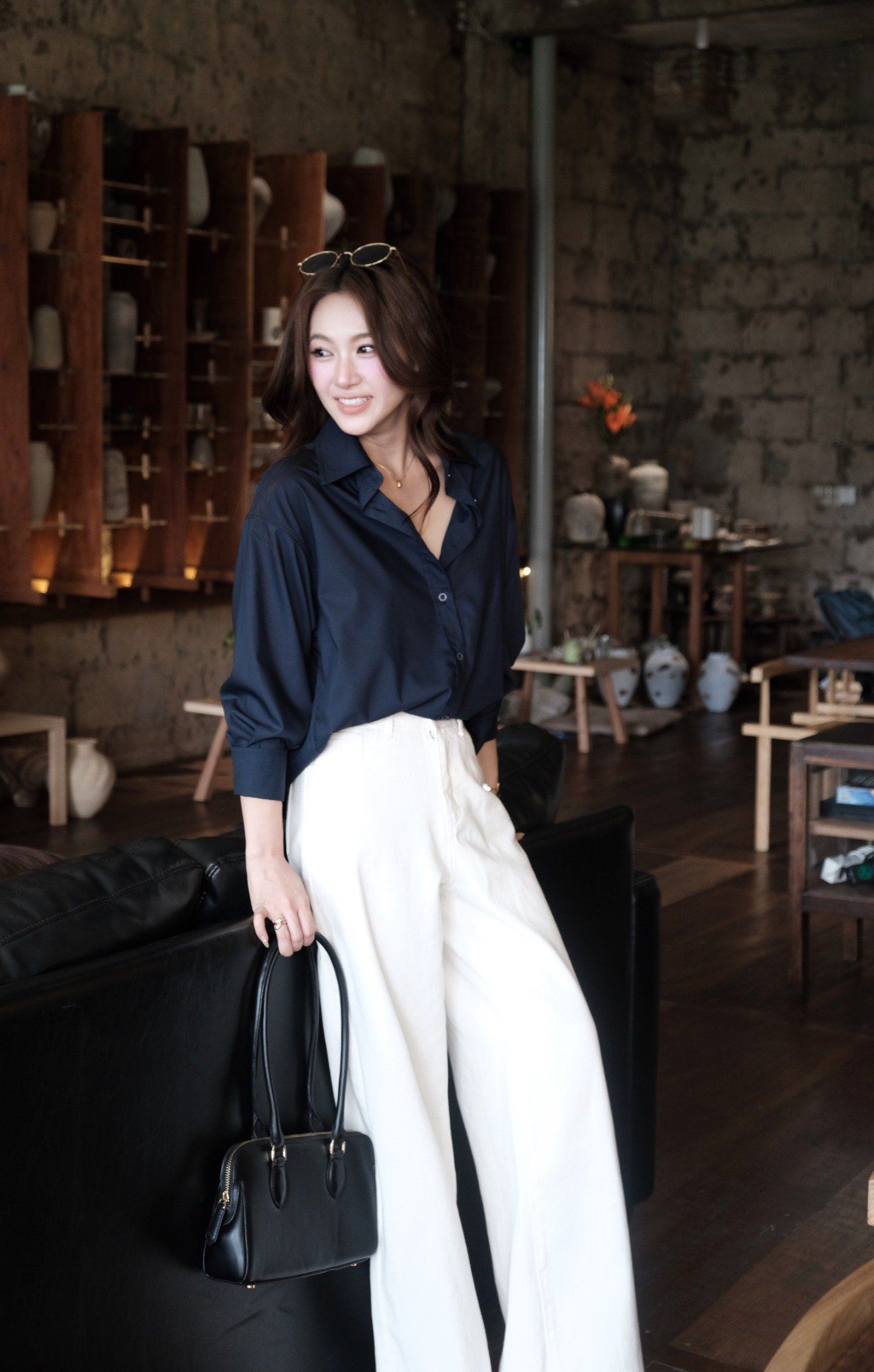 Áo Sơ Mi Trơn Oversize FAS291