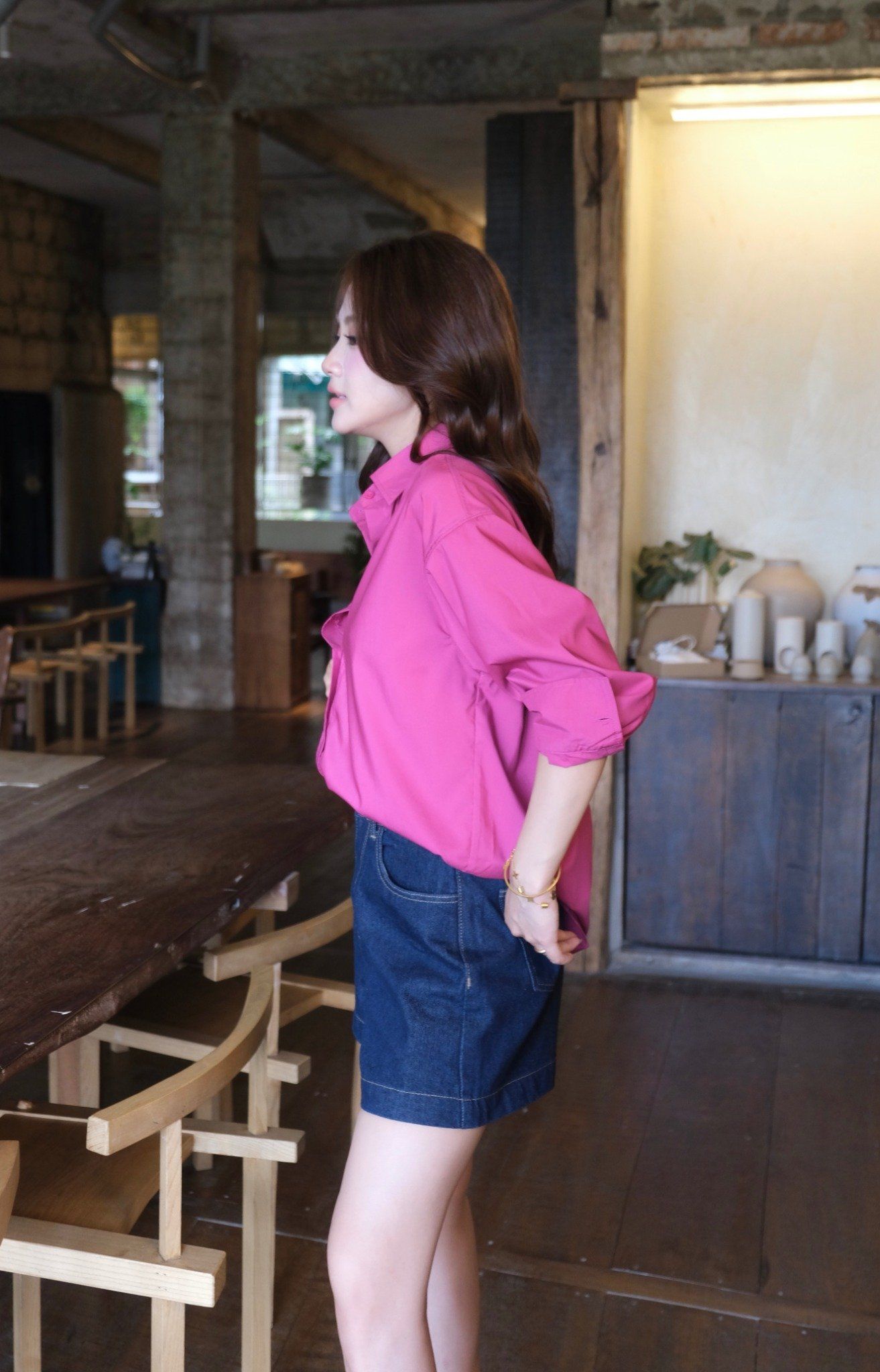 Áo Sơ Mi Trơn Oversize FAS291