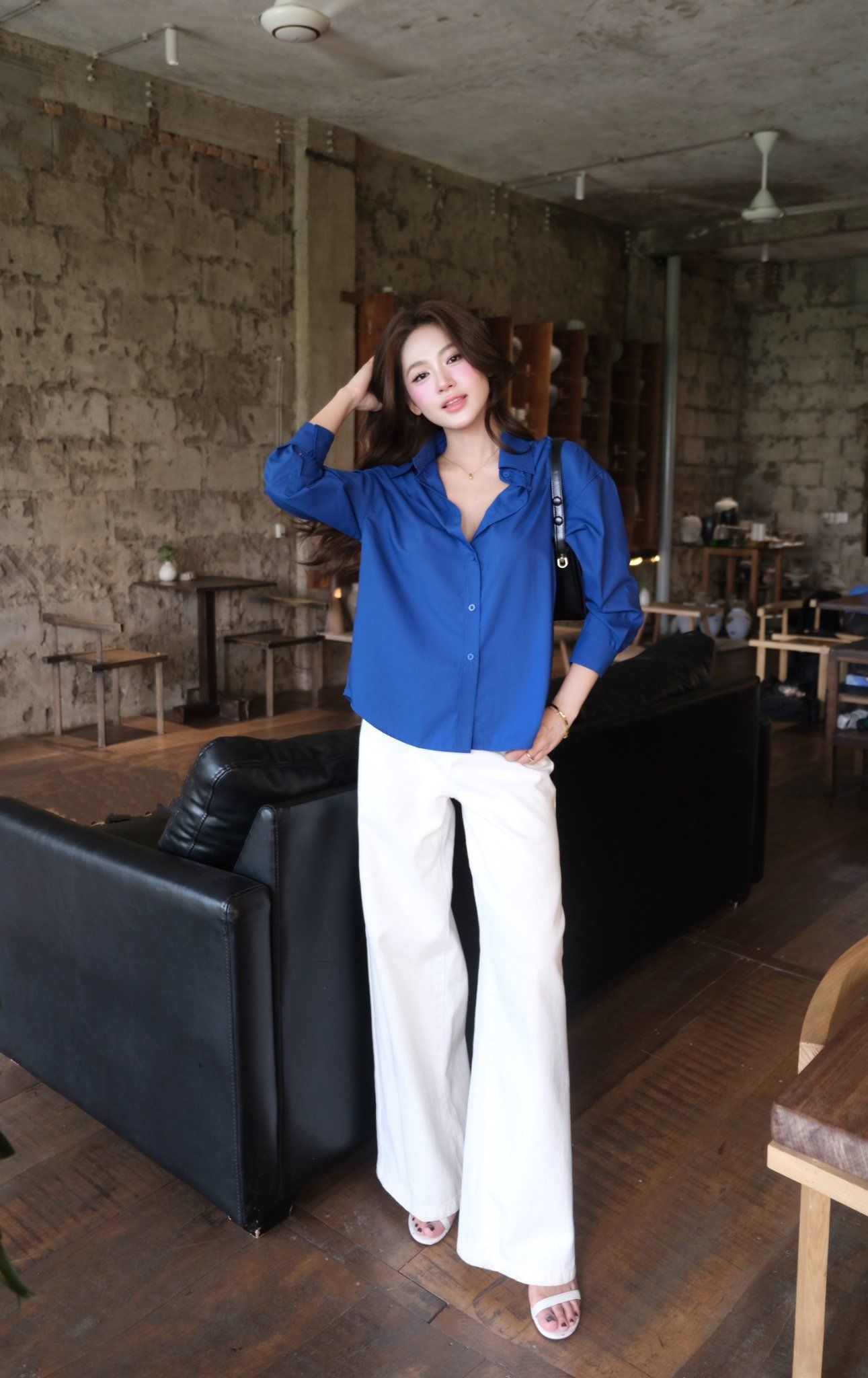 Áo Sơ Mi Trơn Oversize FAS291