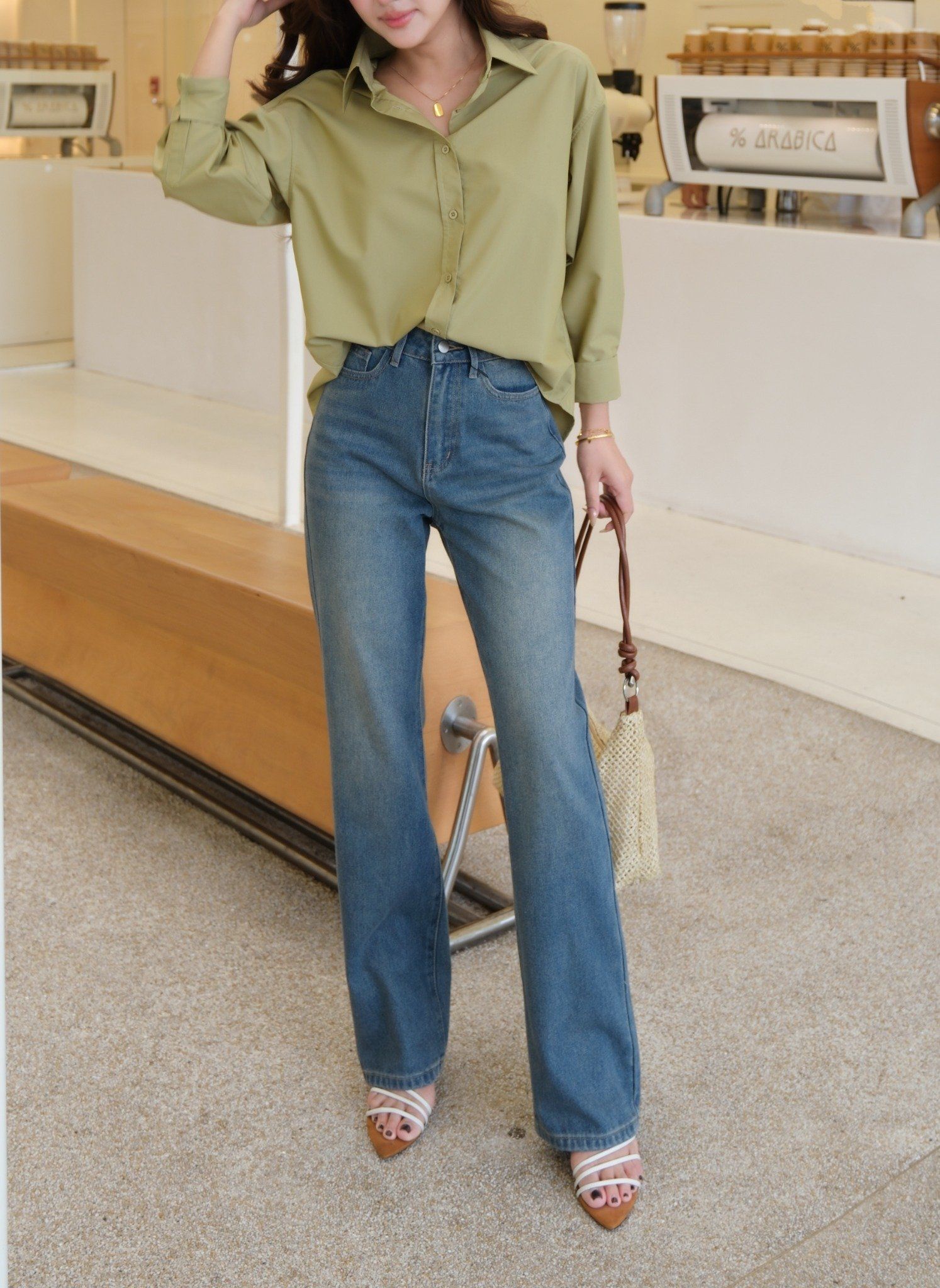 Áo Sơ Mi Trơn Oversize FAS378