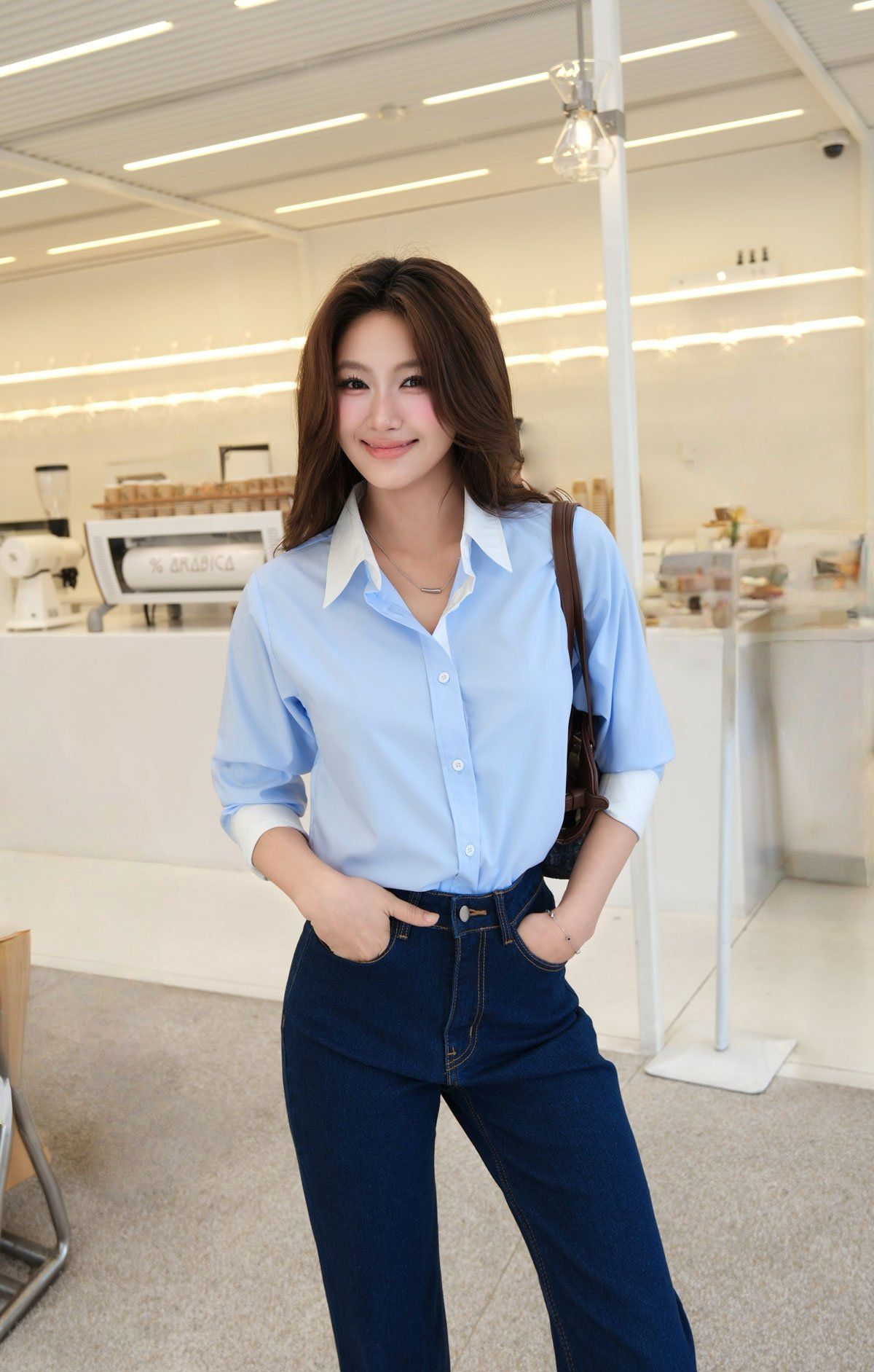 Áo Sơ Mi Phối Classic FAS370