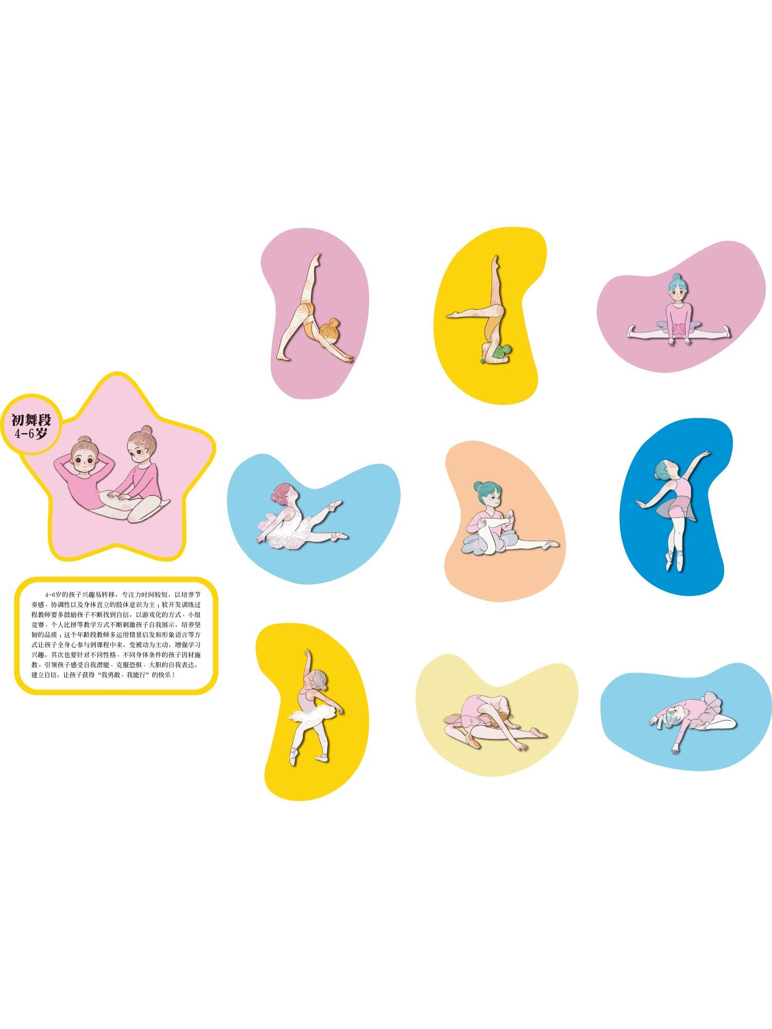 Tranh Fomex EPeBen dán tường nổi 3d Lớp Học Khiêu Vũ Trang Trí Phòng Trẻ Cho Bé, Mầm non, Mẫu Giáo
