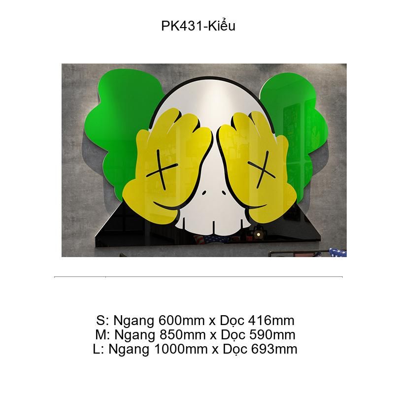 Tranh Mica EPeBen dán tường nổi 3d KWAS trang trí Phòng Khách,Phòng Ngủ,Cửa Hàng
